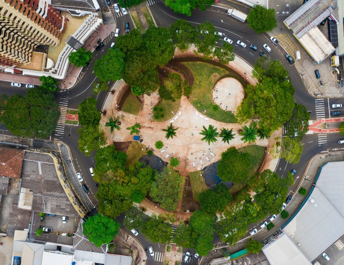 Vista da sede urbana de Maringá, município da Região Norte do Paraná. Foto: Divulgação