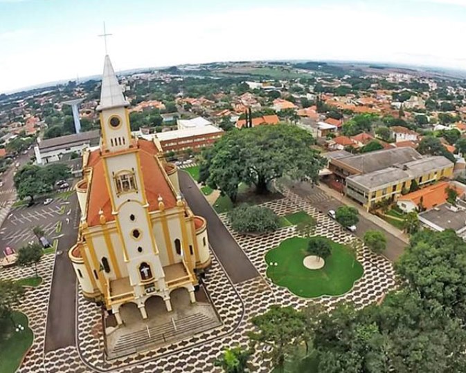 Vista aérea de Rolândia, município do Norte do Paraná, na Região Metropolitana de Londrina. Foto: Jornal de Rolândia/Divulgação