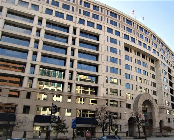 Sede do Banco Interamericano de Desenvolvimento (BID), em Washington, capital dos Estados Unidos. Foto: Divulgação