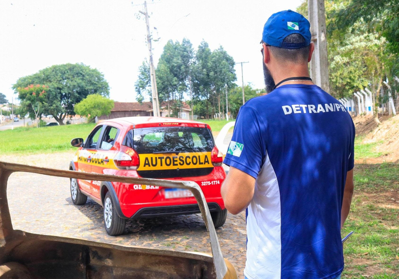 Exame de direção realizado pelo Departamento de Trânsito do Estado do Paraná (Detran-PR)