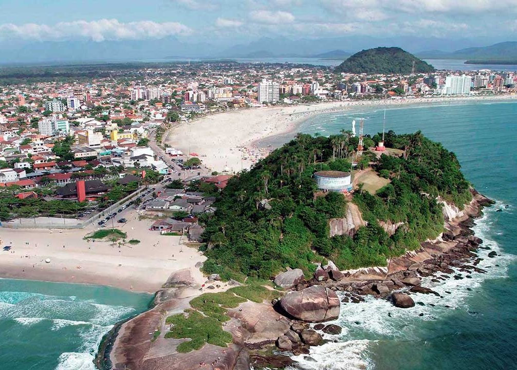 Vista aérea de Guaratuba, município do Litoral do Paraná. Foto: Divulgação