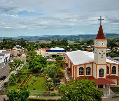 Vista aérea da sede urbana de Rosário do Ivaí, município da Região Central do Paraná. Foto: Nadir Camargo/Divulgação