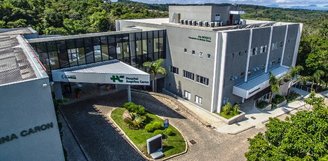 O Hospital Angelina Caron, de Campina Grande do Sul (Região Metropolitana de Curitiba). Foto: Divulgação