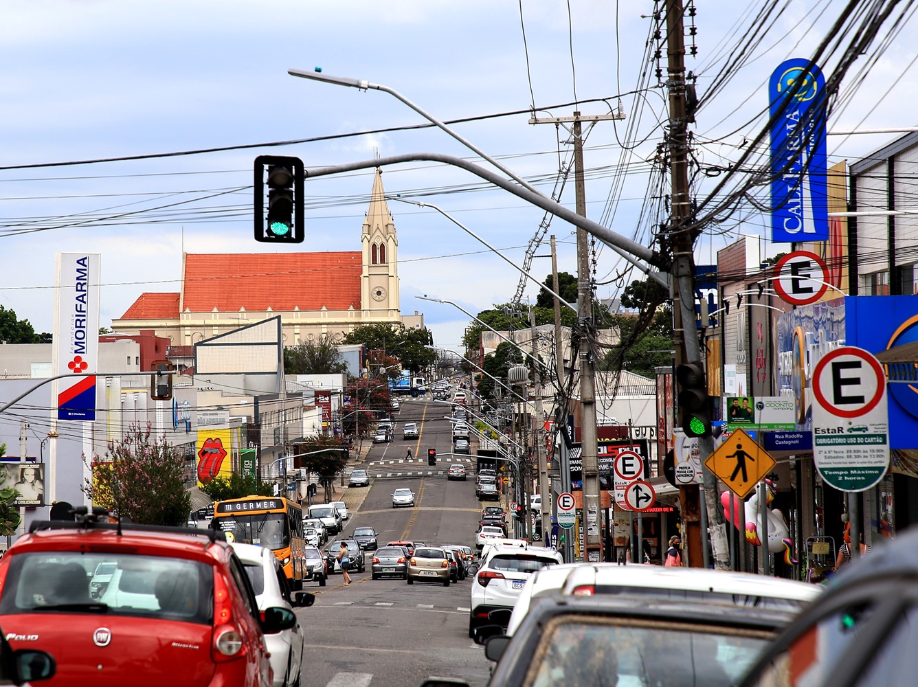 Área central de Campo Largo, município da Região Metropolitana de Curitiba. Foto: Wagner Araújo/Divulgação TCE-PR