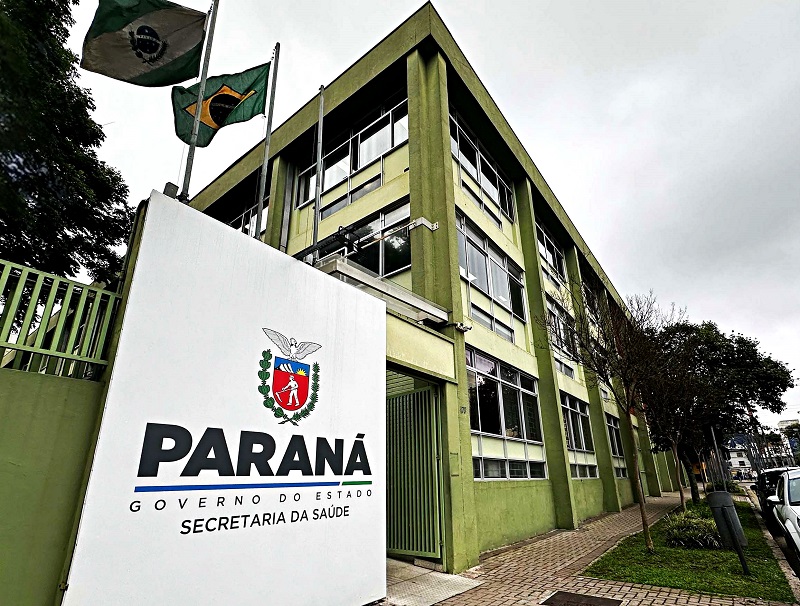 Sede da Secretaria de Estado da Saúde do Paraná (Sesa-PR), no bairro Rebouças, em Curitiba. Foto: Geraldo Bubniak/Agência Estadual de Notícias (AEN)