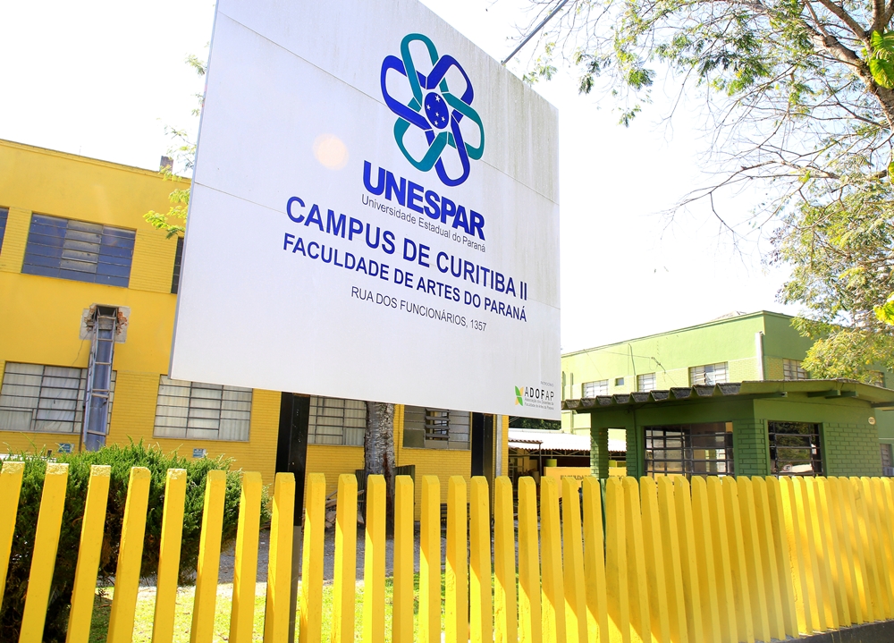 Campus de Curitiba da Universidade Estadual do Paraná (Unespar), localizado no bairro Cabral. Foto: Wagner Araújo/Divulgação TCE-PR