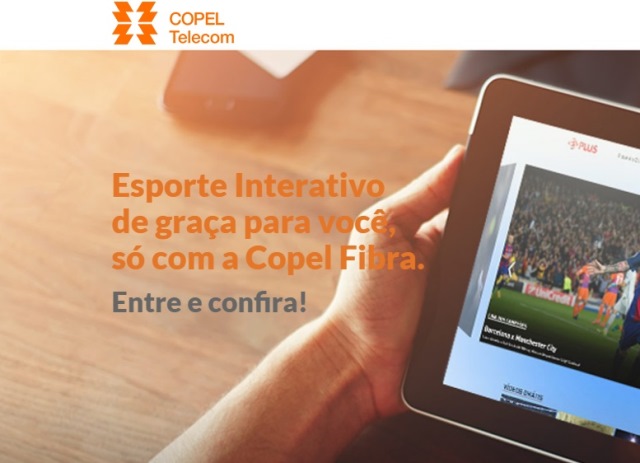 Reprodução da página inicial do portal na internet da Copel Telecom: contratação de empresa de advocacia para a implantação do serviço foi questionada pelo TCE-PR.