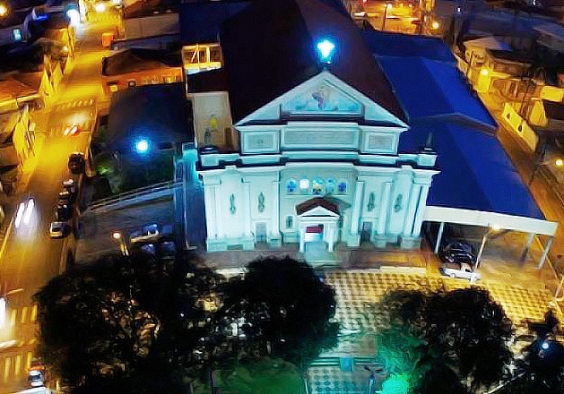 Vista noturna da sede urbana de Imbituva,município da Região Centro-Sul do Paraná. Foto: Divulgação