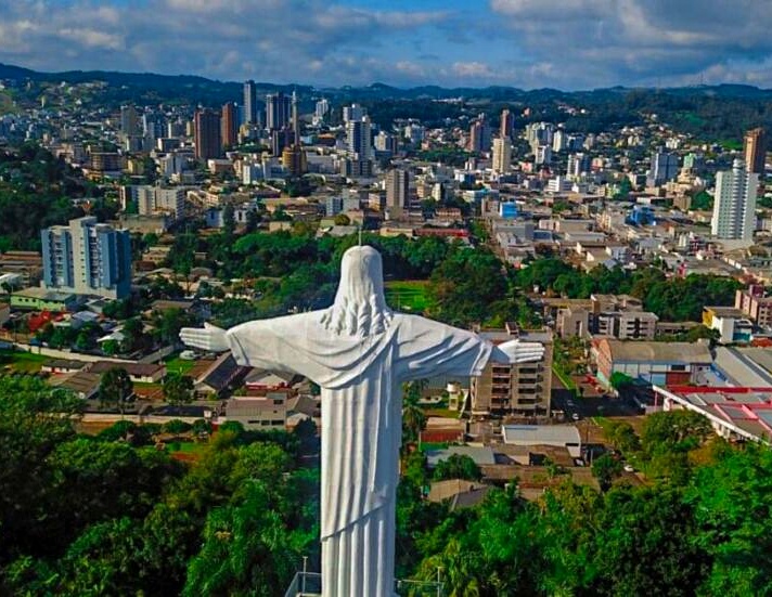 Vista da sede urbana de Francisco Beltrão, município da região Sudoeste do Paraná. Foto: Divulgação