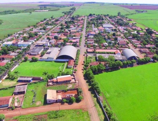 Vista da sede urbana de Jardim Olinda, município da Região Noroeste do Paraná. Foto: Divulgação