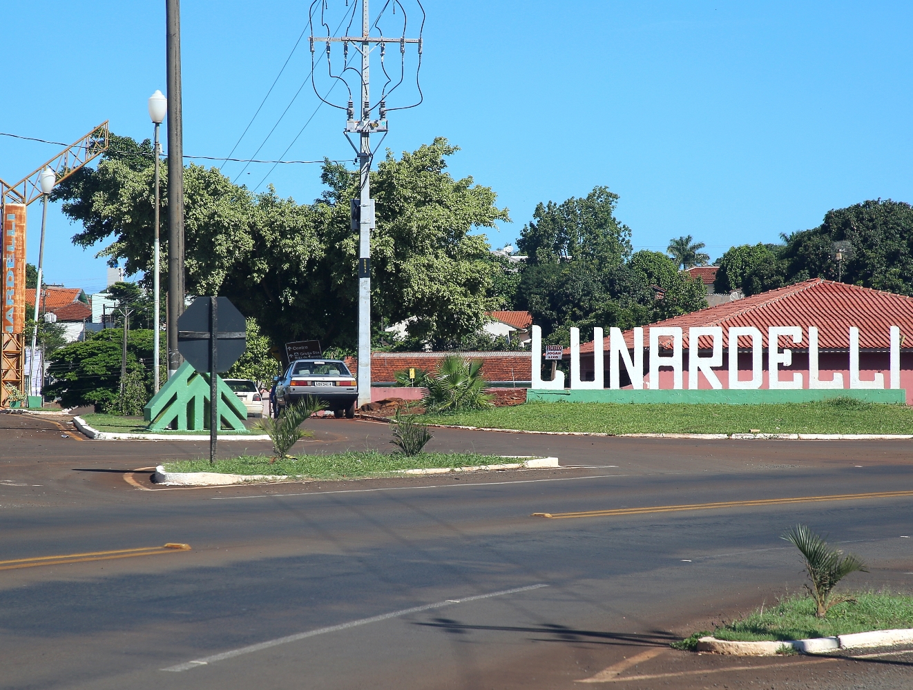 Vista da entrada de Lunardelli, município da Região Central do Paraná. Foto: Wagner Araújo/Divulgação TCE-PR
