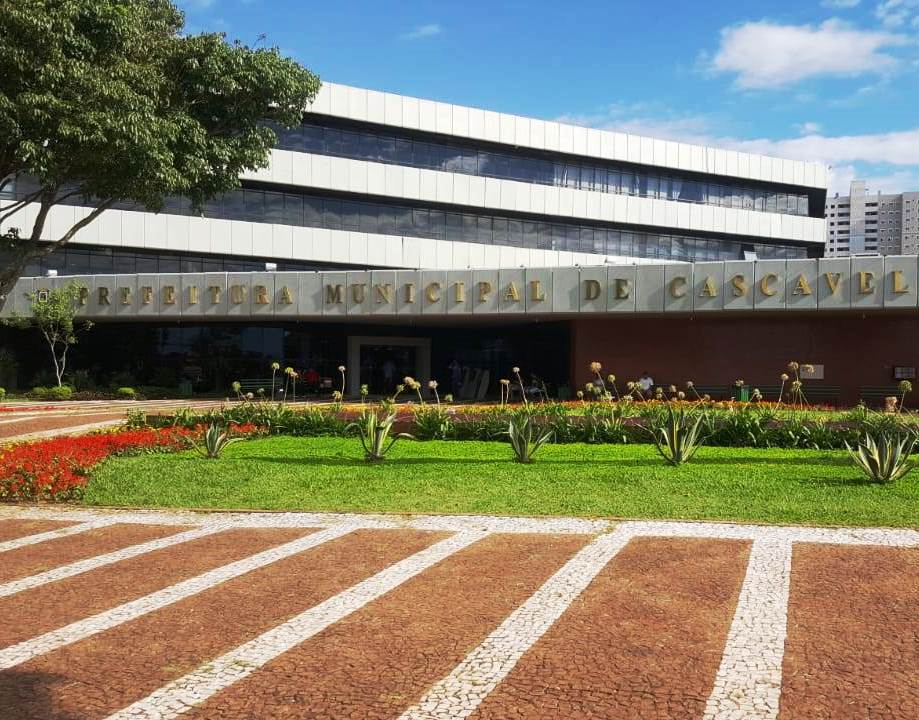 Sede da Prefeitura de Cascavel, município mais populoso da região Oeste do Paraná. Foto: Prefeitura de Cascavel/Divulgação