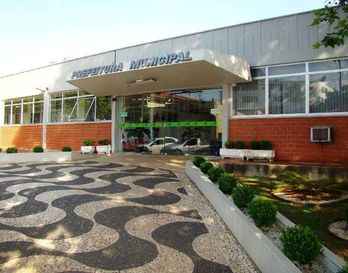 Prefeitura de Prudentóplis, município da região Centro-Sul do Paraná. Foto: Divulgação