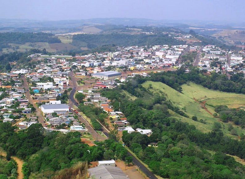 Vista da sede urbana de Guaraniaçu, município da Região Oeste do Paraná. Foto: Divulgação