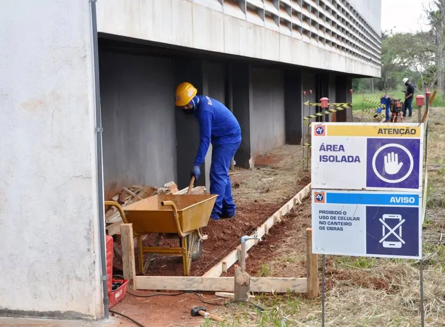 Reforma das instalações da Agência de Inovação Tecnológica da Universidade Estadual de Londrina (UEL). Foto: Agência UEL de Notícias/Divulgação