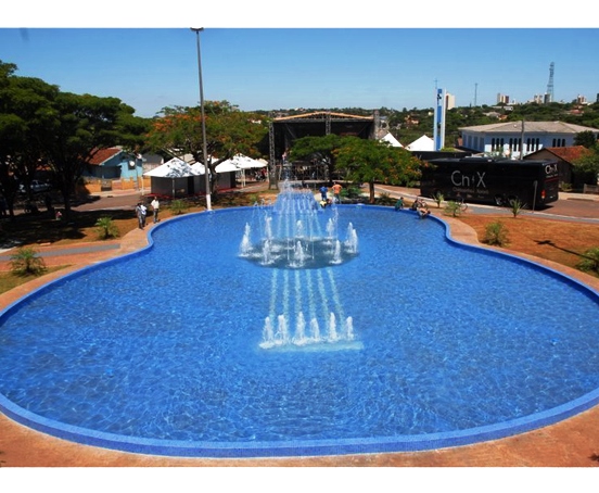 Praça Chitãozinho & Xororó, em Astorga, município da Região Norte do Paraná. Foto: Divulgação