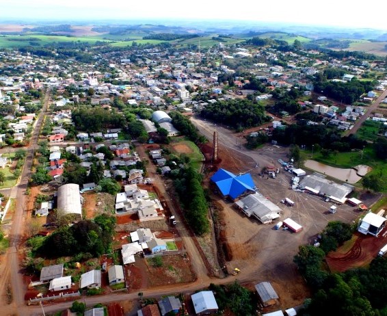 Vista da sede urbana de São João, município da Região Sudoeste do Paraná. Foto: Divulgação