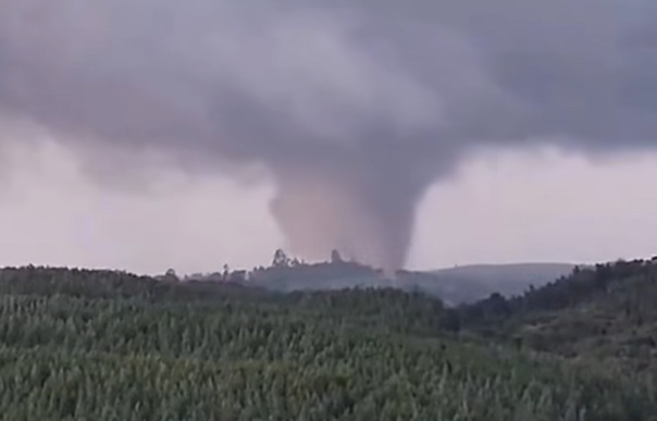 Registro do tornado que devastou o Município de Piraí do Sul no fim de semana de 8 e 9 de agosto