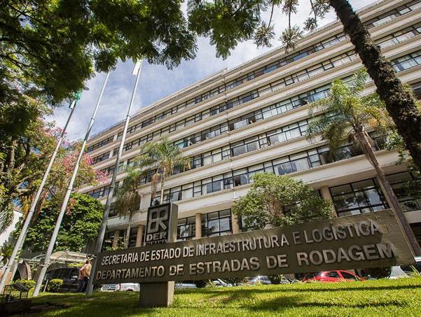 Sede do Departamento de Estradas de Rodagem do Estado do Paraná (DER-PR), em Curitiba. Foto: Divulgação