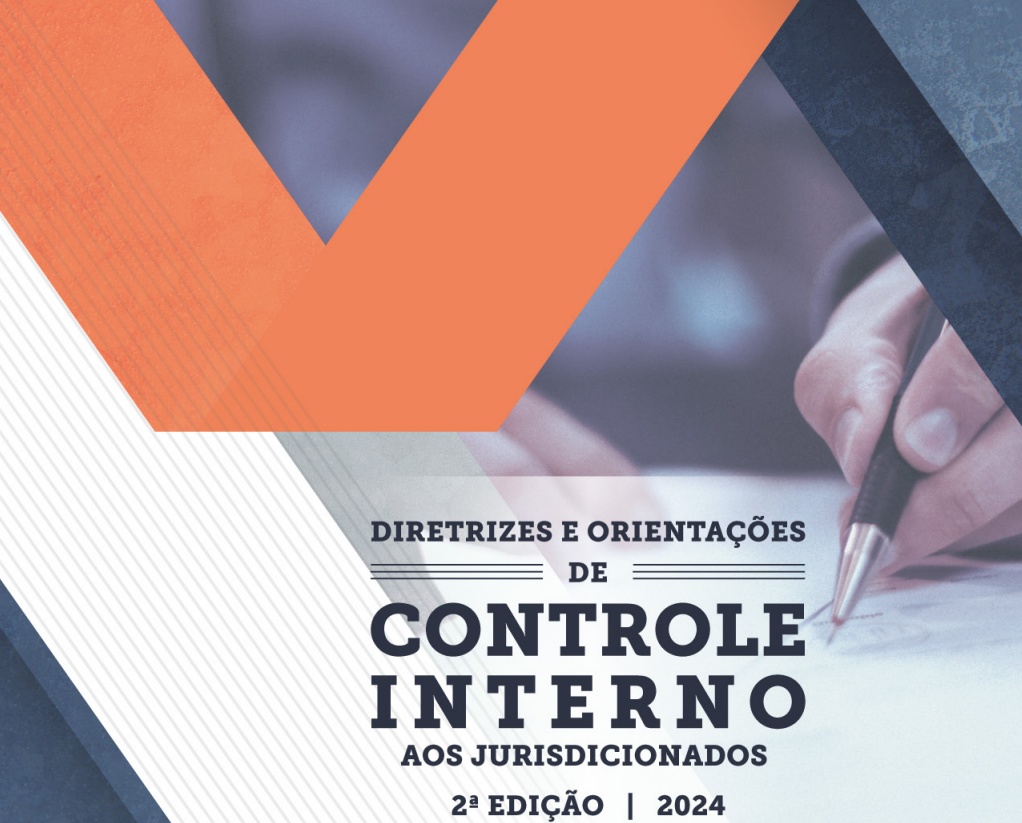 Capa da versão 2024 do manual Diretrizes e Orientações de Controle Interno aos Jurisdicionados. Imagem: Núcleo de Imagem da Diretoria de Comunicação Social/TCE-PR
