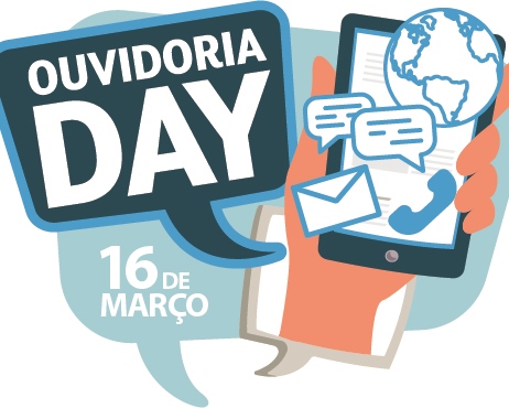 Cartaz do Ouvidoria Day, evento online que o Sistema Tribunais de Contas realizada nesta terça-feira (16 de março).