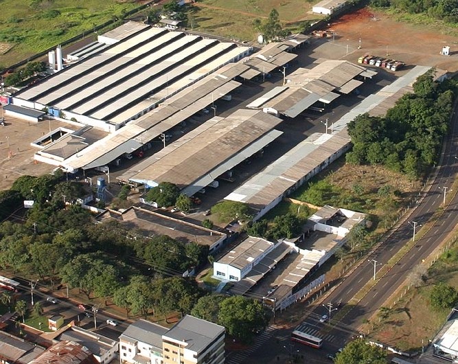 Unidade de Foz do Iguaçu da Central de Abastecimento do Paraná S.A. (Ceasa). Foto: Divulgação
