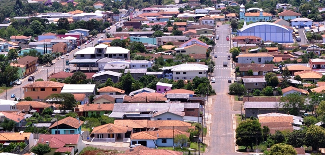 Vista aérea de Cruz Machado, município do Sul do Paraná. Foto: Divulgação