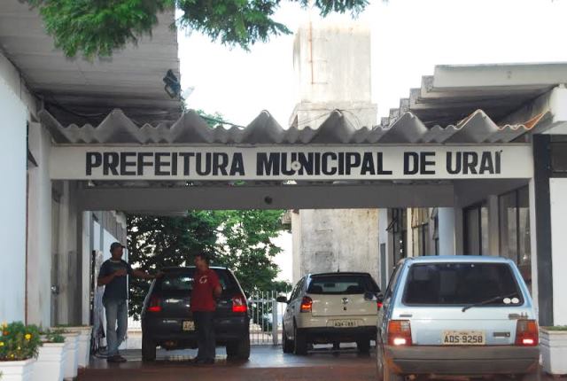 Prefeitura de Uraí, município do Norte Pioneiro do Paraná. Foto: Divulgação