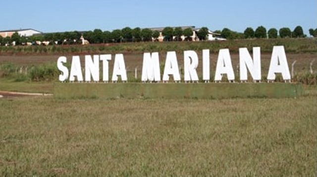 Entrada de Santa Mariana, município da região do Norte Pioneiro do Paraná