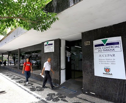 Sede da Junta Comercial do Estado do Paraná (Jucepar), no Centro de Curitiba. Foto: Agência Estadual de Notícias/Divulgação