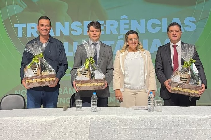 O presidente do TCE-PR, conselheiro Ivens Linhares, abre evento de capacitação sobre transferências voluntárias em Marialva