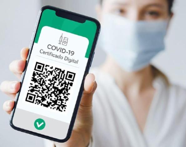 Comprovante da vacinação contra a Covid-19 pode ser baixado no celular. Foto: Divulgação