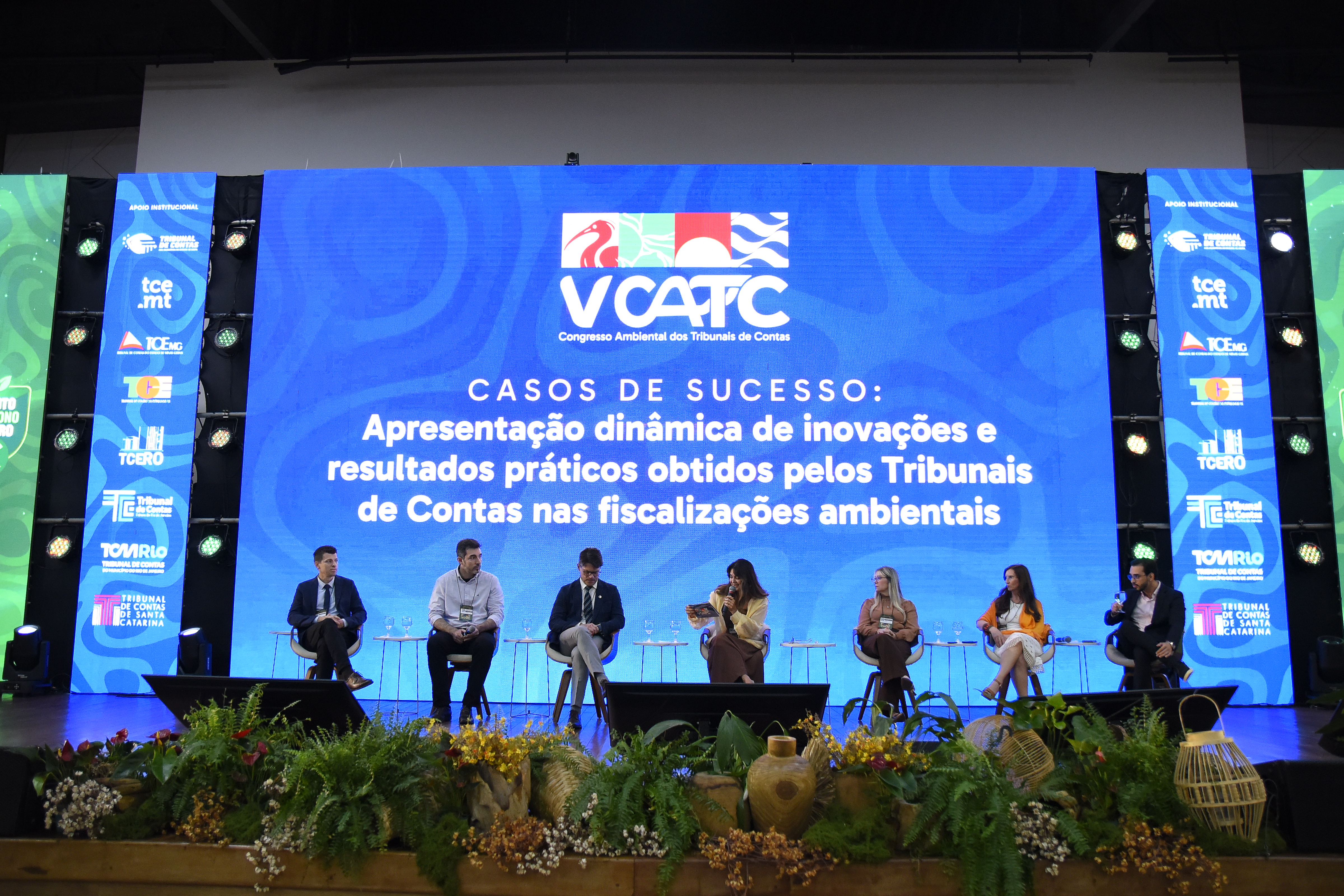 O presidente do TCE-PR, conselheiro Ivens Linhares, durante palestra em São Luís, no Maranhão
