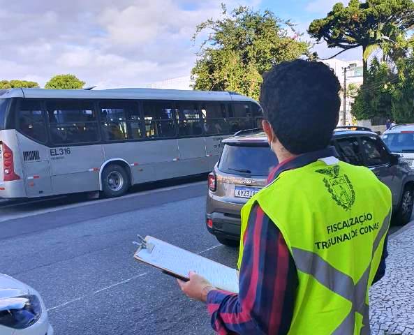 Fiscal do TCE-PR monitora a aglomeração no transporte público