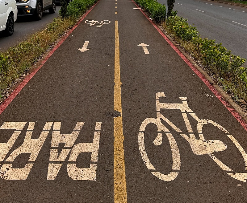 Ciclovia em Foz do Iguaçu, cidade que recebe auditoria do TCE-PR na área da mobilidade urbana. Foto: TCE-PR
