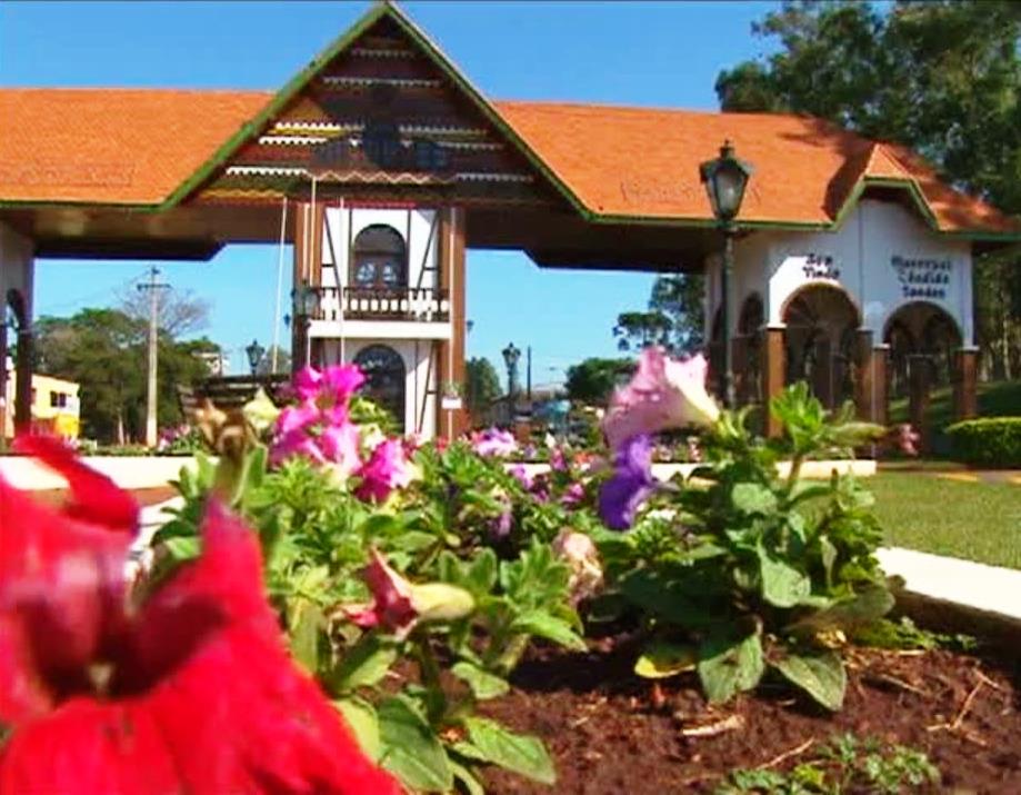 Portal na entrada de Marechal Cândido Rondon, município da região Oeste do Paraná. Foto: Divulgação