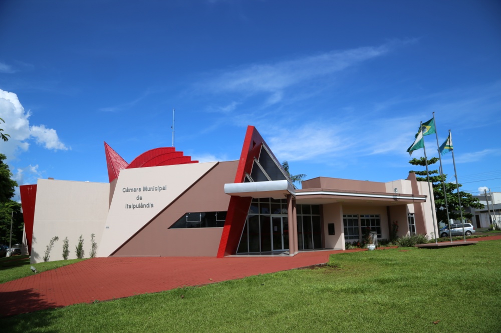 Câmara de Vereadores de Itaipulândia, município da região Oeste do Paraná Foto: Divulgação