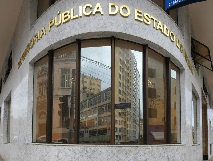 Sede da Defensoria Pública do Estado do Paraná, localizada no Centro de Curitiba. Foto: Divulgação