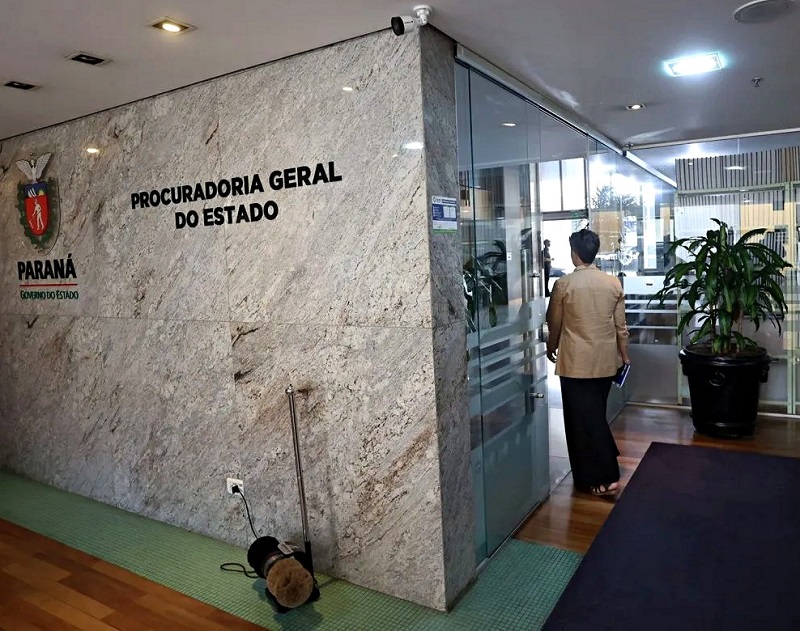 Sede da Procuradoria-Geral do Estado do Paraná (PGE-PR), em Curitiba. Foto: Agência Estadual de Notícias/Divulgação