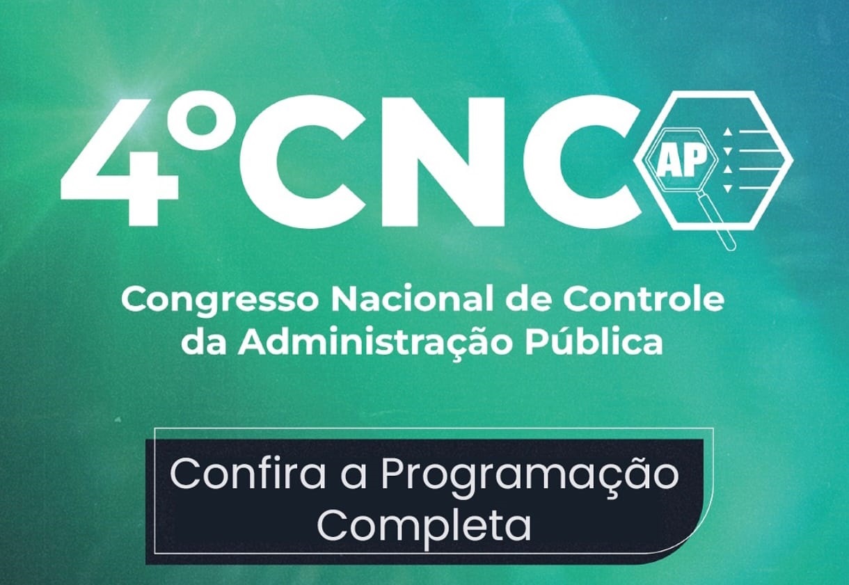 O 4º Congresso Nacional de Controle da Administração Pública (CNC) será realizado em Curitiba entre os dias 4 e 6 de junho