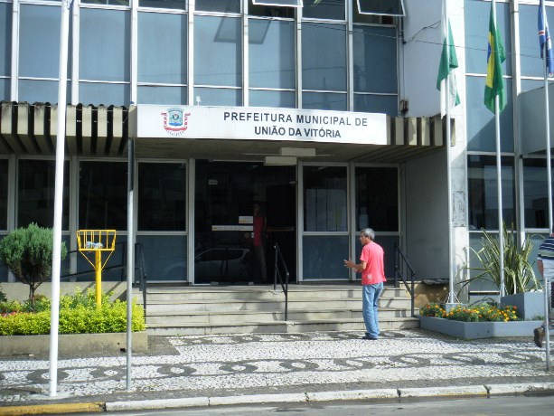 Prefeitura de União da Vitória, município do Sul do Paraná, na divisa com Santa Catarina. Foto: Divulgação