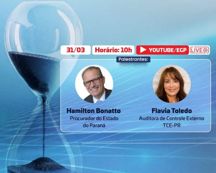 Live, nesta sexta-feira (31 de março), abordará a entrada em vigor da Nova Lei de Licitações e Contratos (Lei n° 14.133/21).