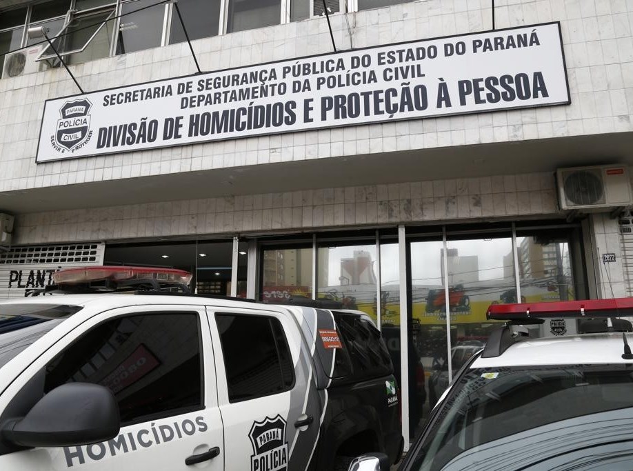 Delegacia de Homicídios da Polícia Civil em Curitiba, estrutura ligada à Secretaria de Estado da Segurança Pública e Administração Penitenciária (Sesp). Foto: Divulgação