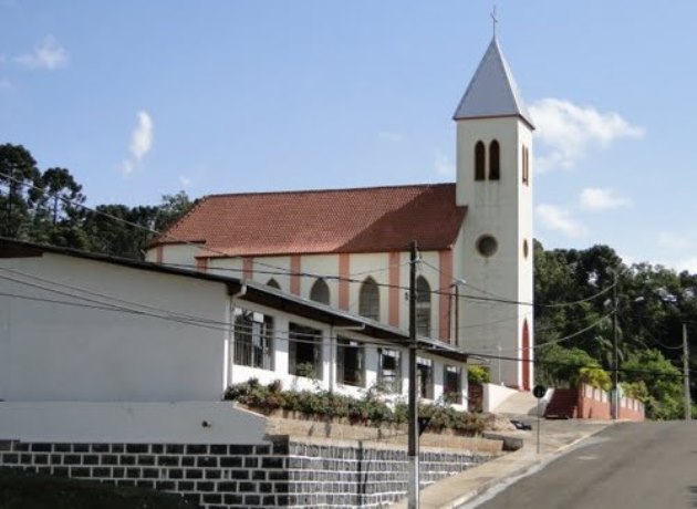 Vista da sede urbana de Porto Vitória, município do Sul do Paraná. Foto: Divulgação
