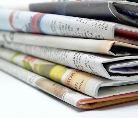 Jornais impressos. Foto: Divulgação