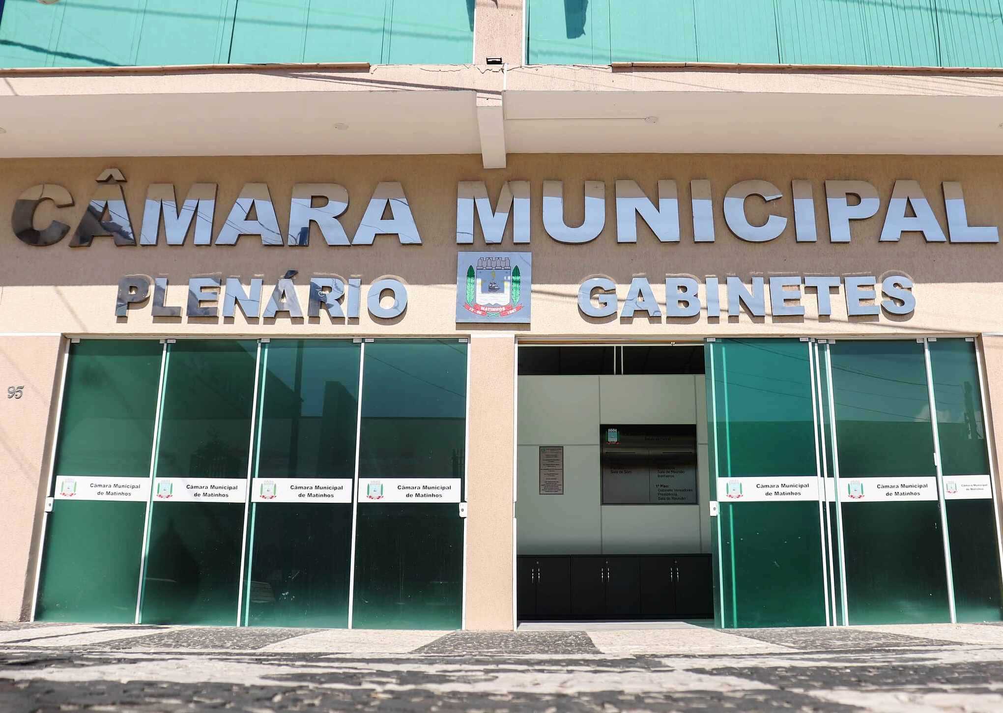 Câmara Municipal de Matinhos, no Litoral do Paraná. Foto: JB Litoral/Divulgação