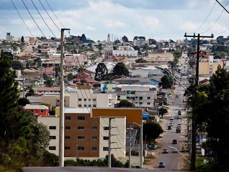 Vista da sede urbana de Campina Grande do Sul, município da Região Metropolitana de Curitiba. Foto: Prefeitura de Campina Grande do Sul/Divulgação