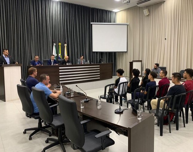 Sessão da Câmara Municipal de Apucarana, município da Região Norte do Paraná. Foto: Divulgação