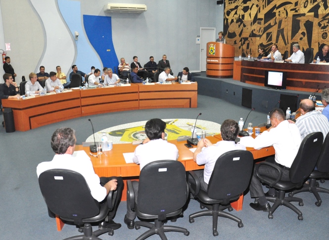 Sessão da Câmara Municipal de Ponta Grossa, principal município da região dos Campos Gerais do Paraná. Foto: Câmara Municipal de Ponta Grossa/Divulgação