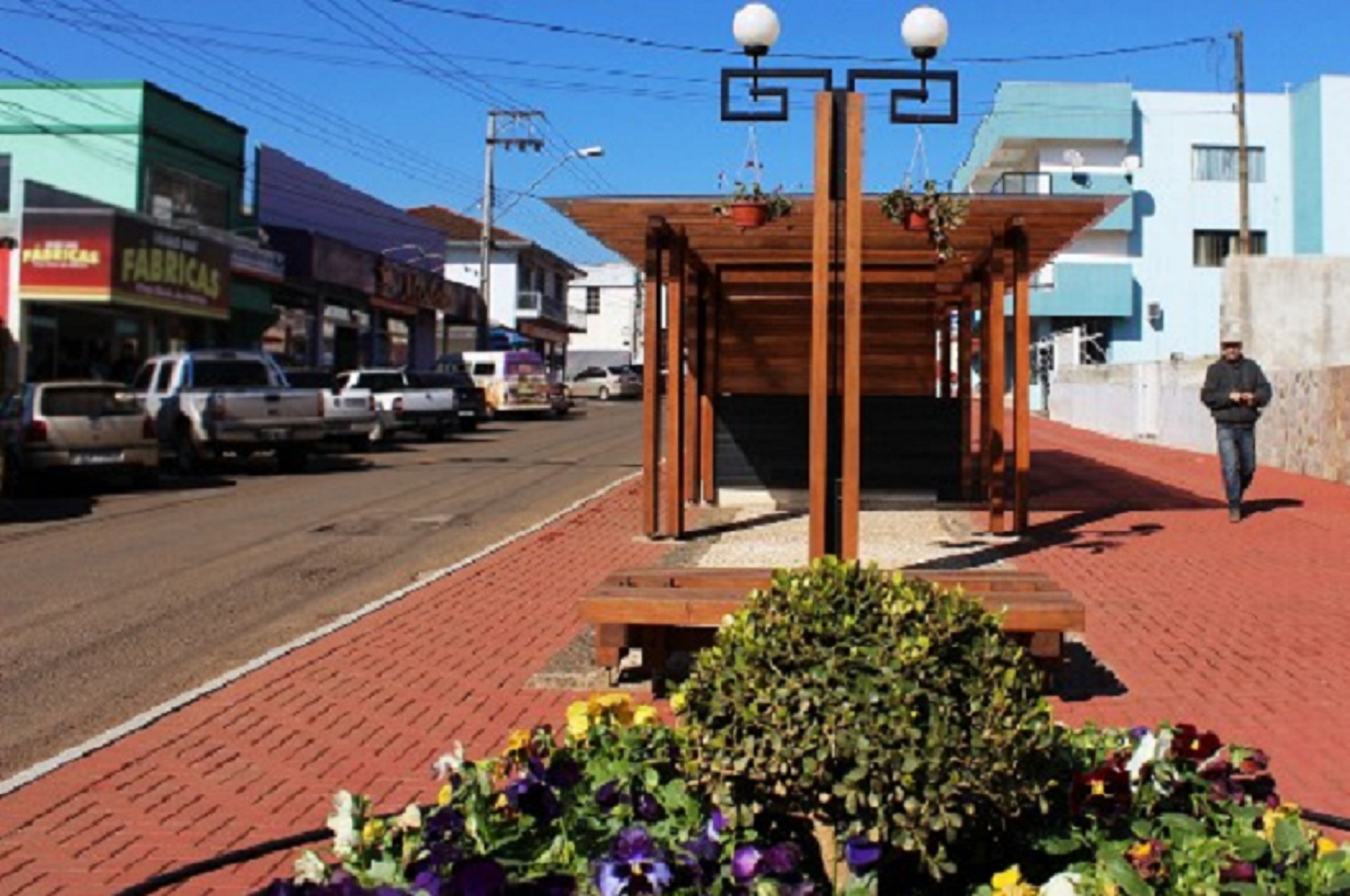 Vista da área central de Bituruna, município da região Sul do Paraná. Foto: Divulgação